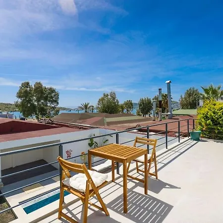 Traditional Seaside Stone With Private Pool Villa Bodrum